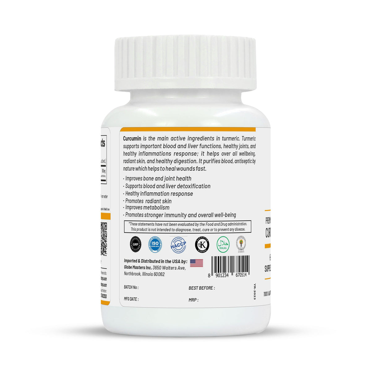 Life Aveda Premium Curcumin 95% Capsules | Grocsy