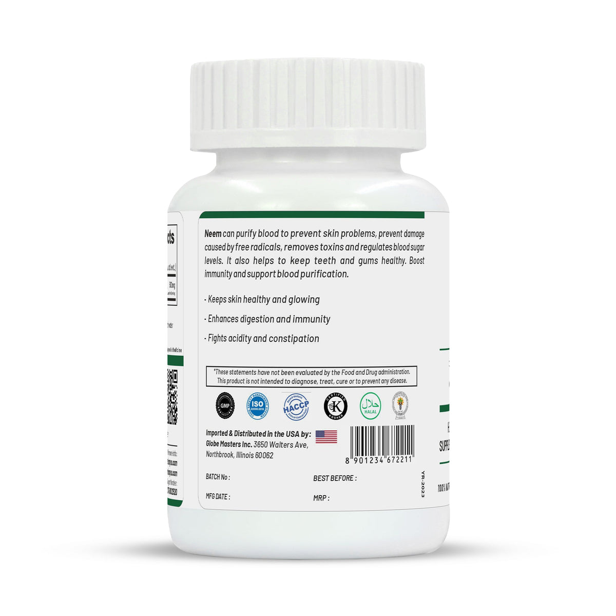 Life Aveda Premium Neem Capsules | Grocsy