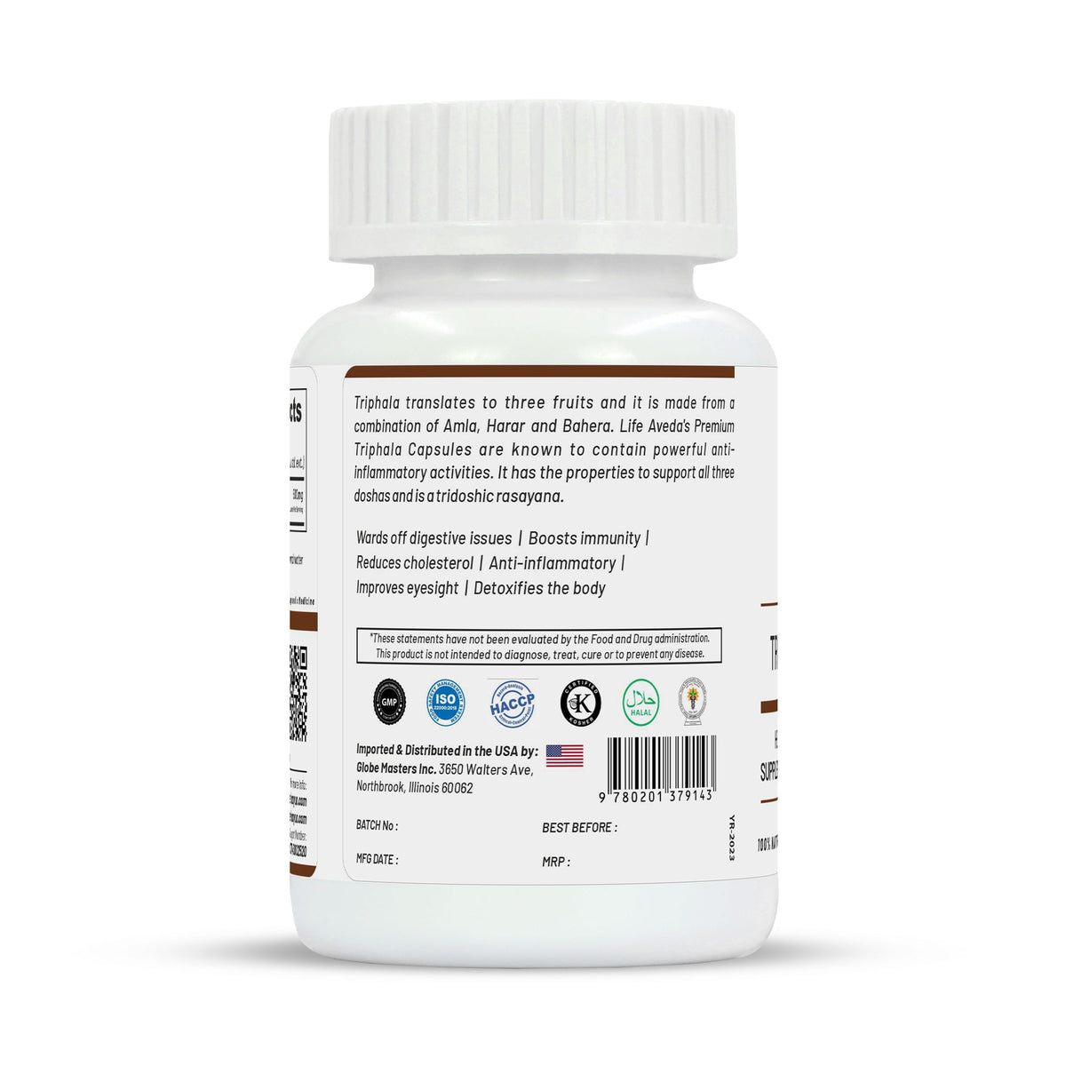 Life Aveda Triphala Capsules | Grocsy