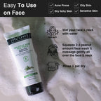 Soulflower Salicylic Acid Tea Tree Acne Free Face Wash | Grocsy