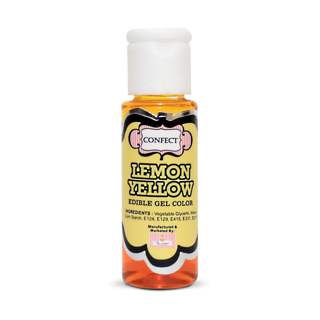 Confect Lemon Yellow | Edible Gel Color | Grocsy
