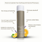 Perenne Sulphate Free Clarifying Anti Dandruff Shampoo | Grocsy