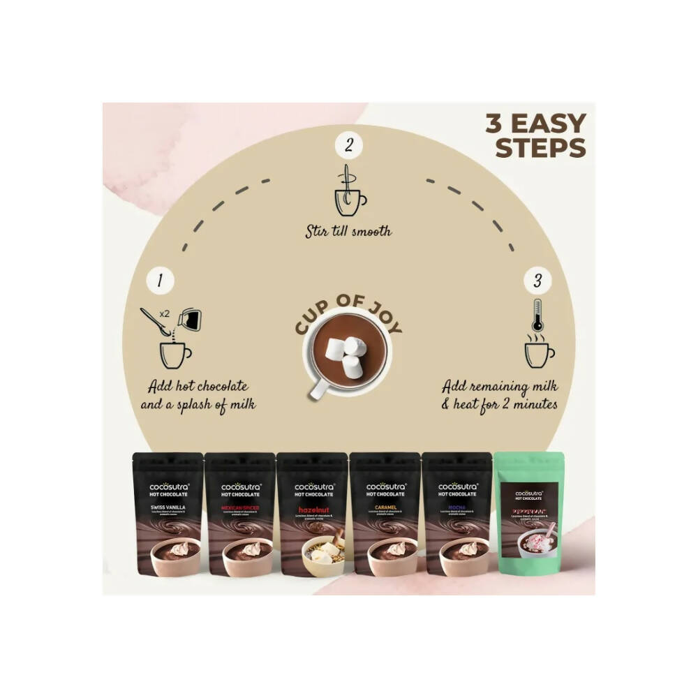 Cocosutra Swiss Vanilla Hot Chocolate Mix | Grocsy