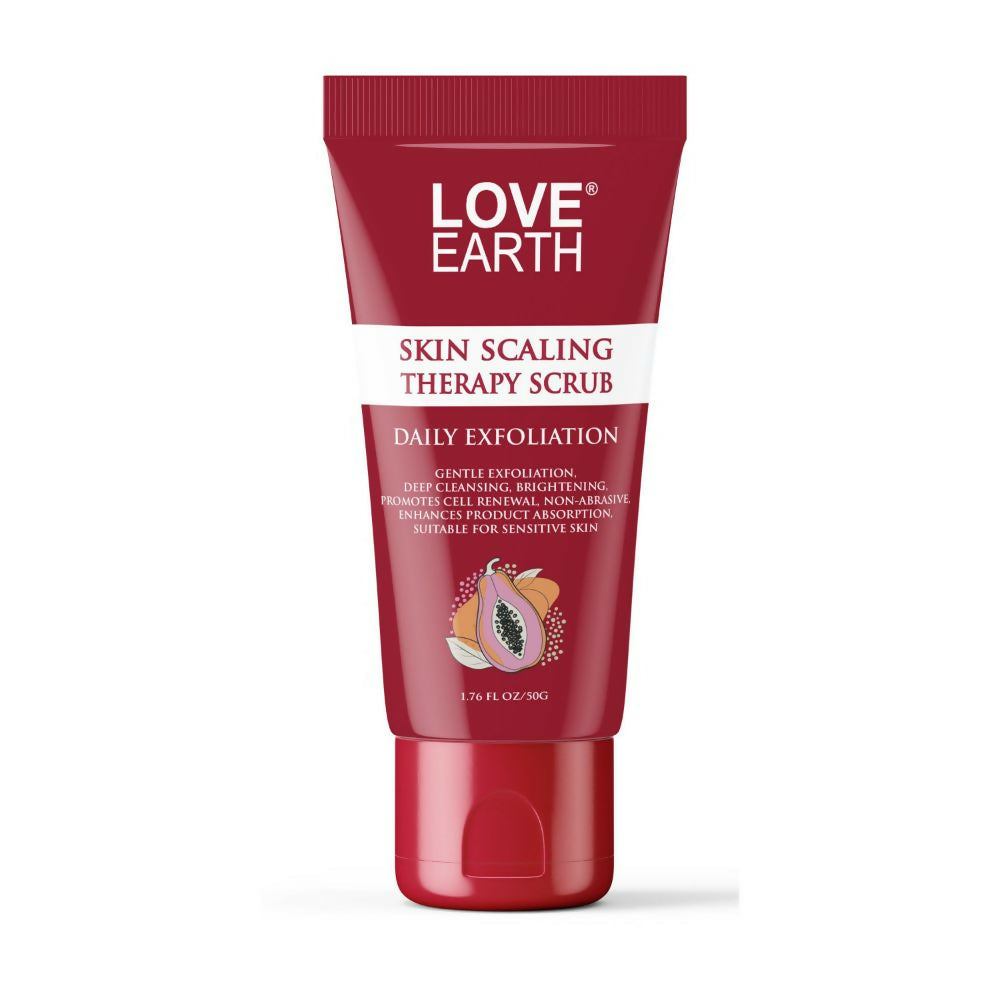 Love Earth Skin Scaling Therapy Scrub Daily Exfoliation | Grocsy