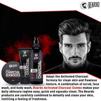 Beardo Activated Charcoal Combo | Grocsy