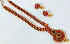 Kemp Pink & Green Necklace Set
