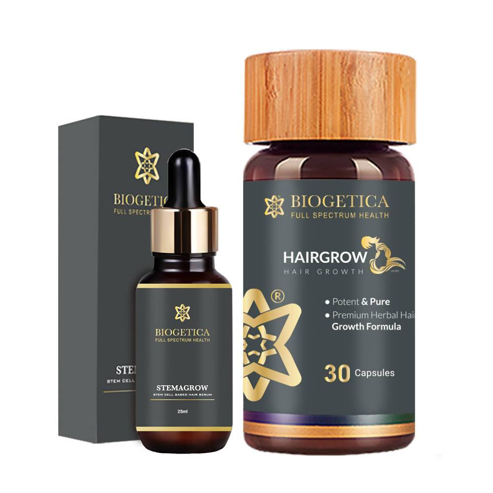 Biogetica Hairgrow Essential Natural Kit | Grocsy