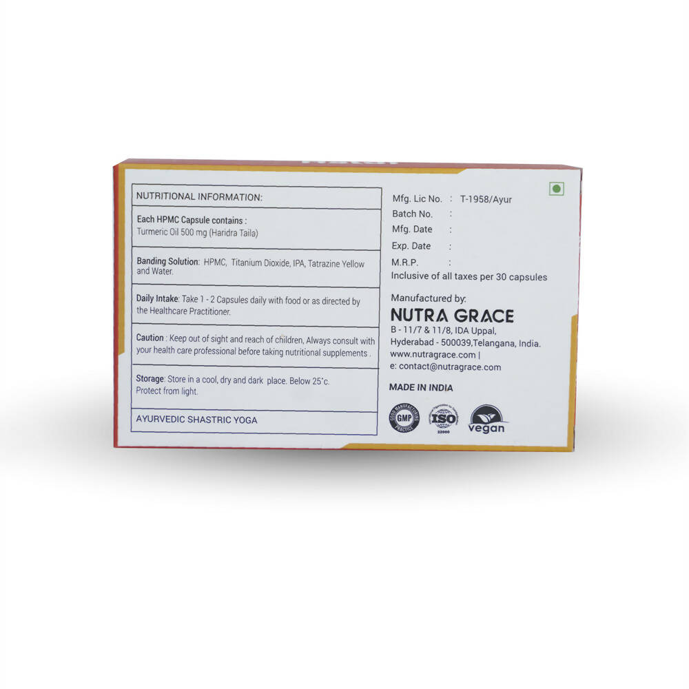 Nutra Grace Haldi Capsules | Grocsy