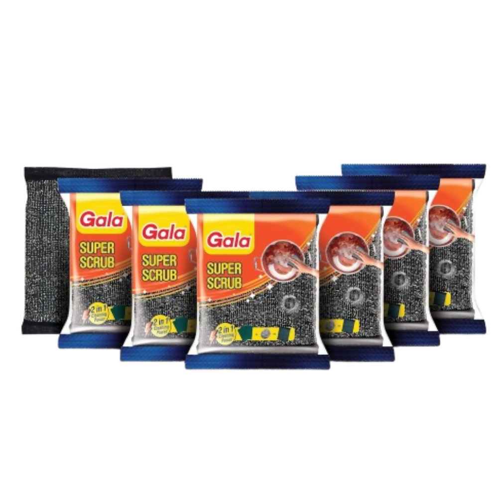 Gala Super Scrub Set - Pack of 6 | Grocsy