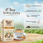 Nutrisoul Instant Tea Premix Ginger Tea | Grocsy