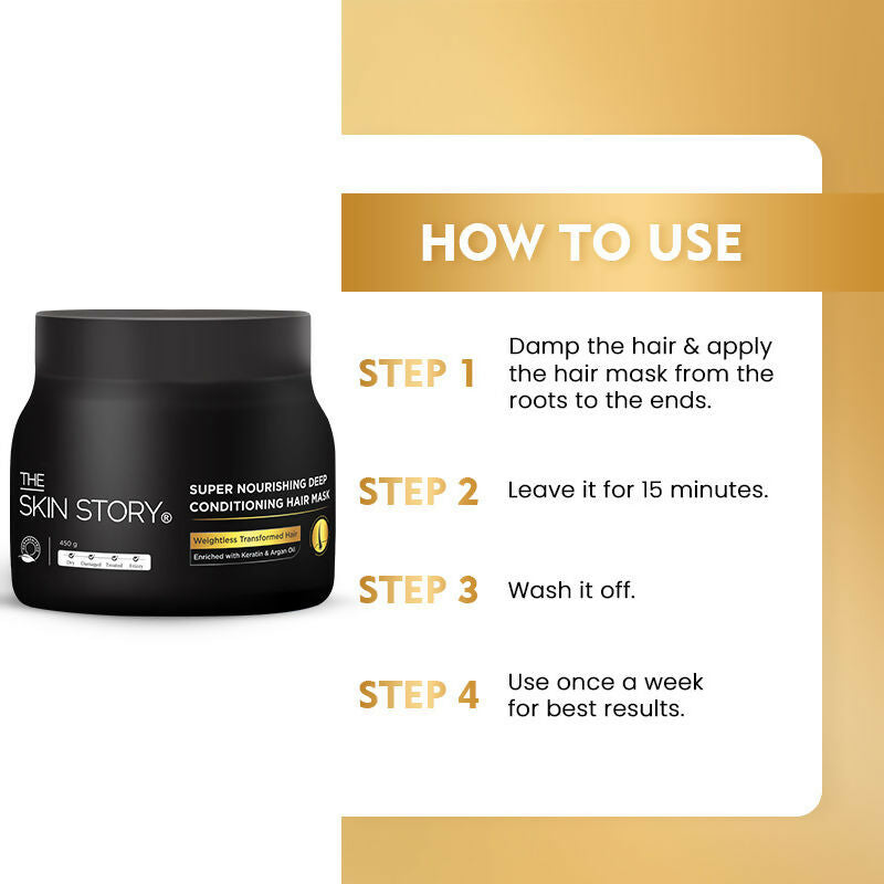 The Skin Story Sulphate Free Keratin Protein Hair Mask | Grocsy