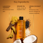 Nyveda Oil Body Wash Nourish My Skin Moisturise & Glow | Grocsy
