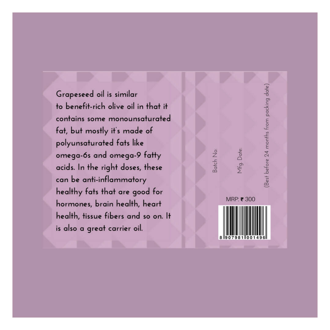 Oilcure Grape Seed Oil | Grocsy