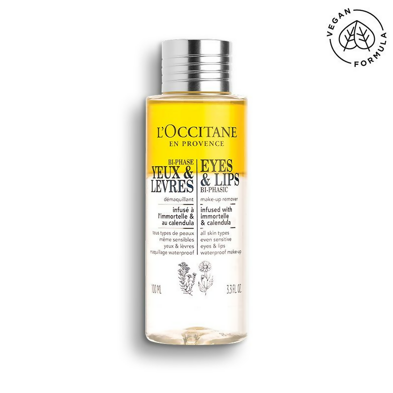 L'Occitane Bi-Phasic Make-Up Remover For Eyes Lip | Grocsy