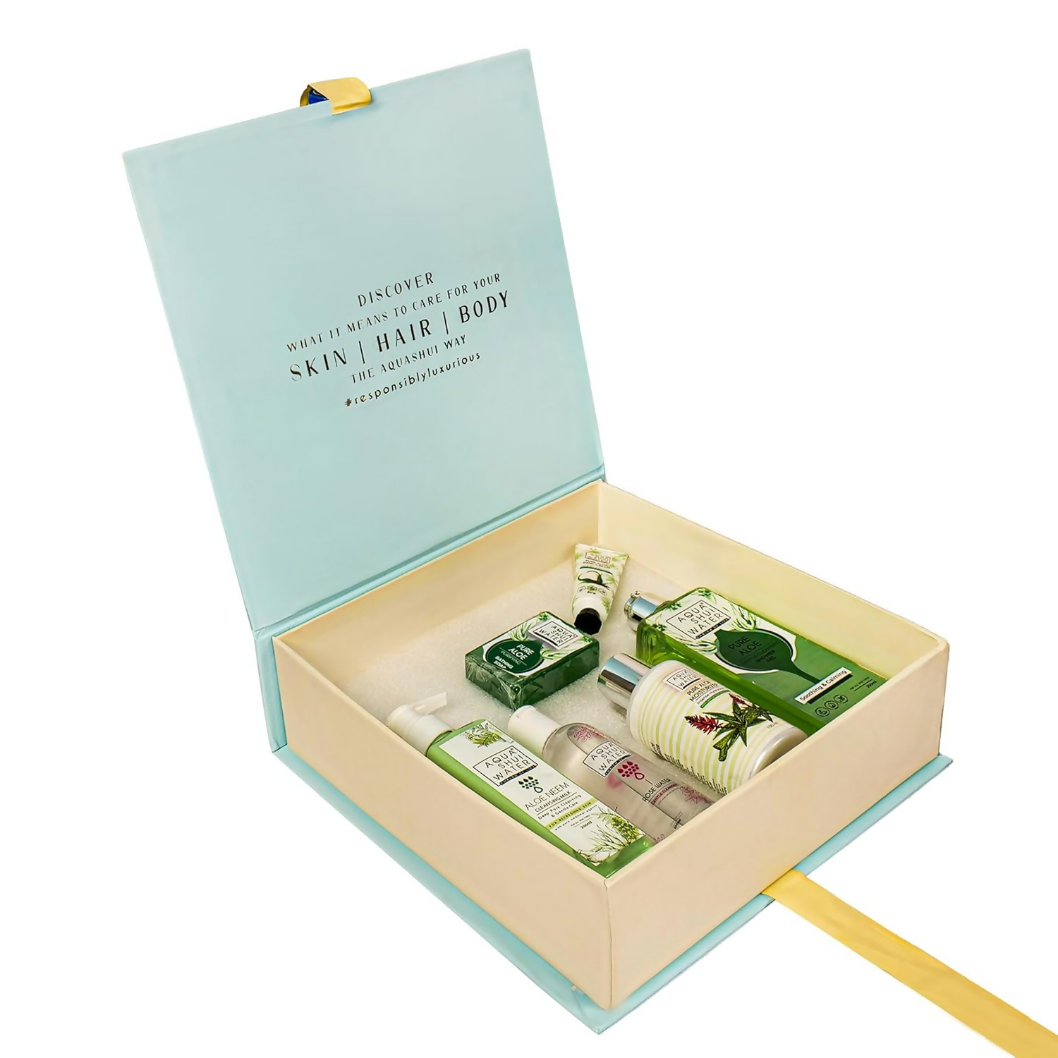Aqua Shui Water Body Care Gift Set For Women 6-Piece Luxury Skincare Kit | Grocsy