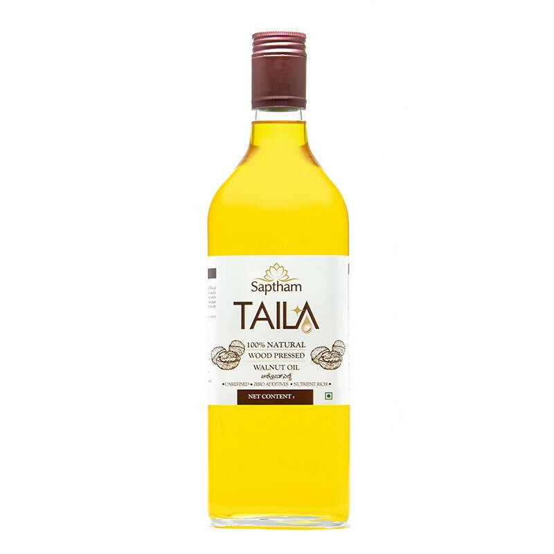Saptham Taila 100% Wood Pressed Walnut Oil | Grocsy