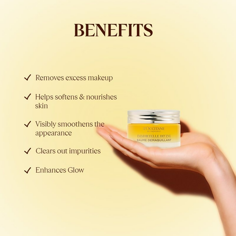 L'Occitane Immortelle Divine Cleansing Balm | Grocsy