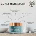 Ivory Natural Curly Hair Mask - Natural Smooth Even Curls For Both Men & Women | Grocsy