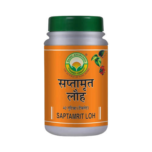 Basic Ayurveda Saptamrit Loh Tablet | Grocsy
