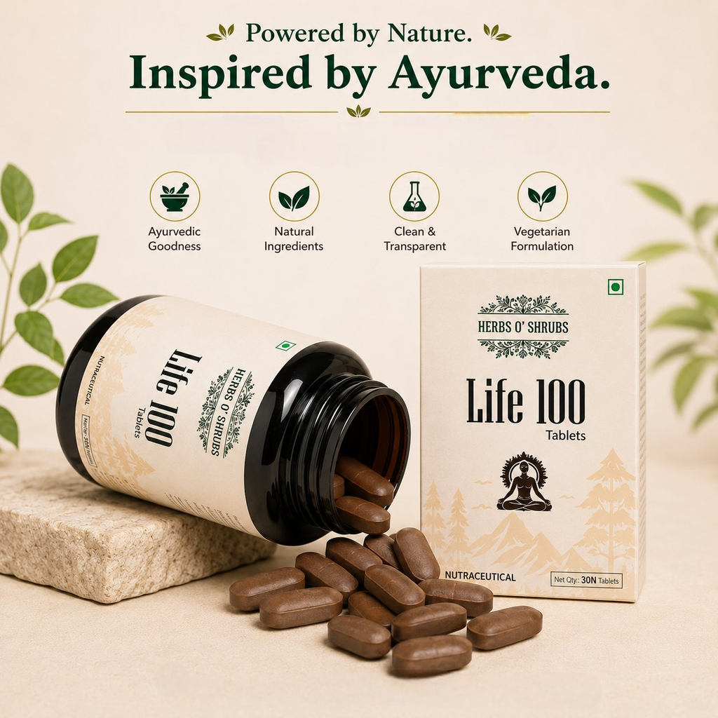 HerbsO’Shrubs Life-100 Tablets | Grocsy