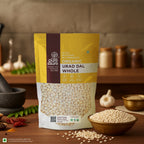 Pure & Sure Organic White Urad Dal Whole | Grocsy