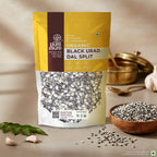 Pure & Sure Organic Black Urad Dal Split | Grocsy