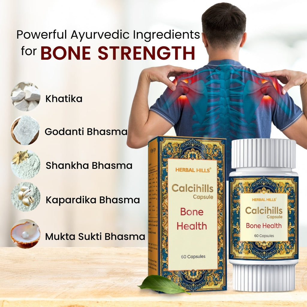 Herbal Hills Ayurveda Calcihills Capsules | Grocsy