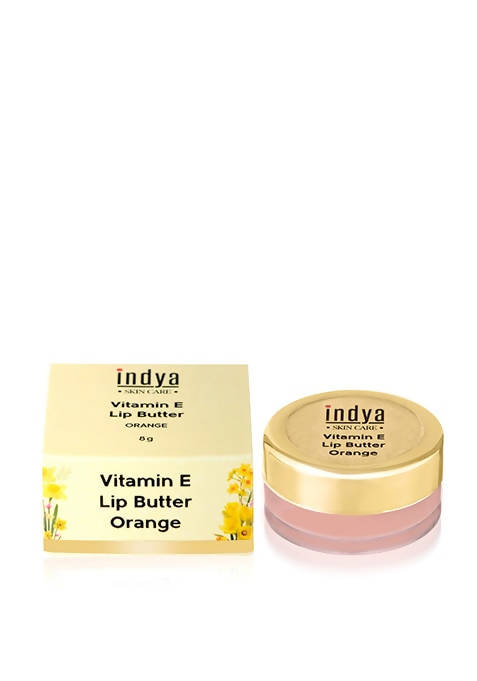 Indya Vitamin E Lip Butter - Orange | Grocsy