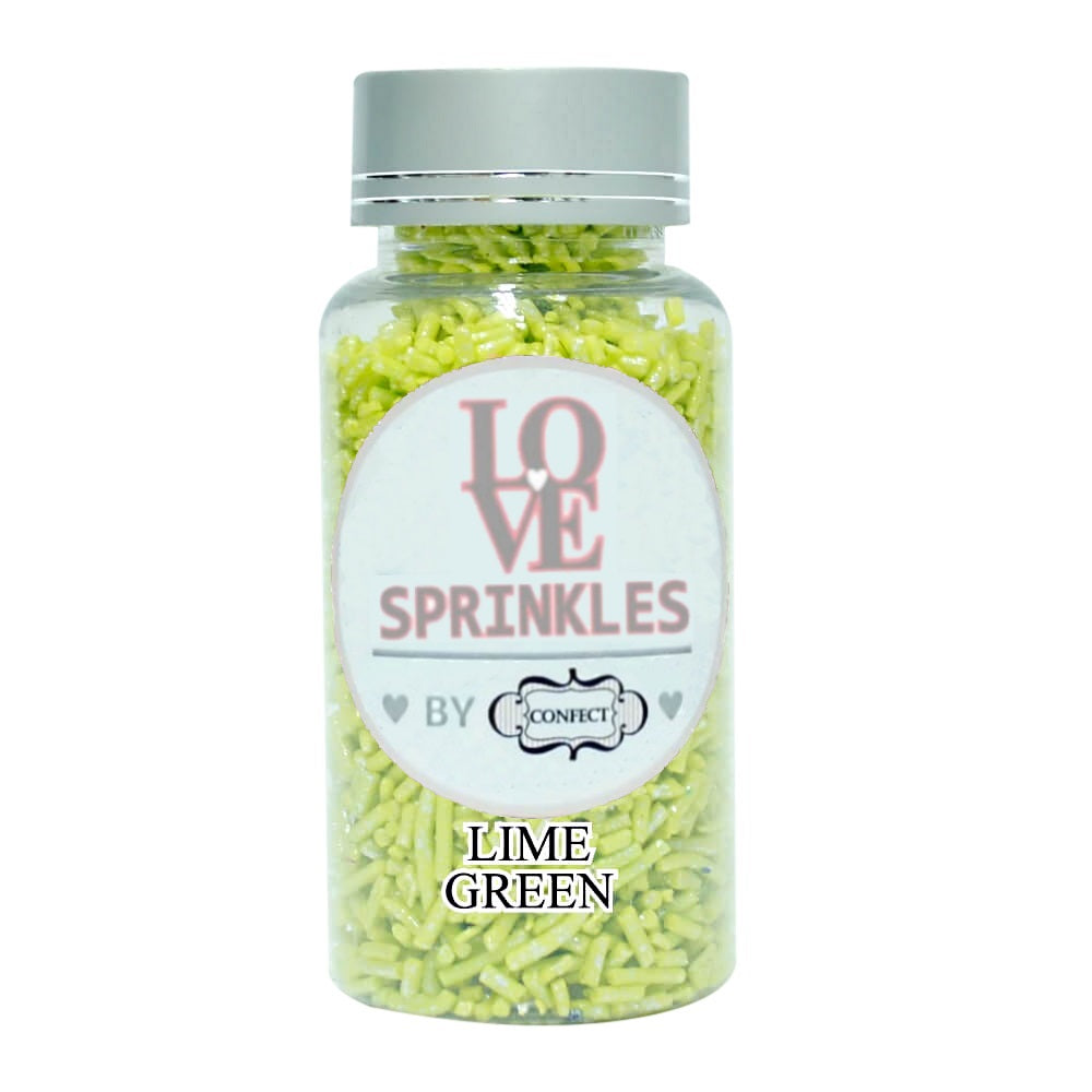 Confect Lime Green Vermicelli Sprinkles | Grocsy