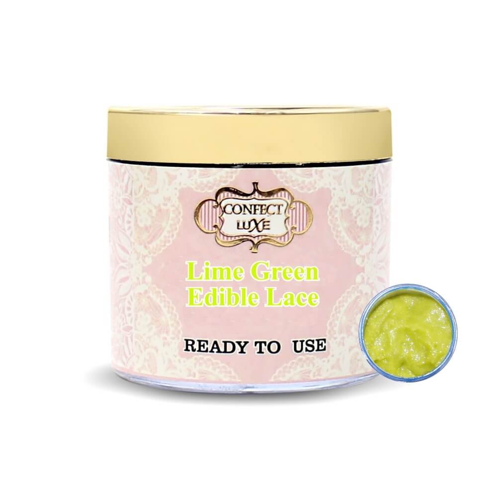Confect Lime Green | Edible Lace | Grocsy