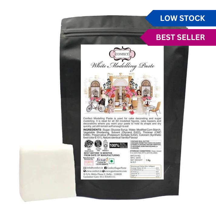 Confect White | Edible Modelling Past | Grocsy