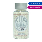 Confect White Disco Balls Sprinkles 2 MM | Grocsy
