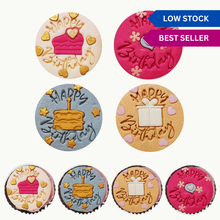 Confect Happy Birthday | Edible Celebration Topper | Grocsy