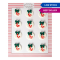 Confect Christmas Candy Cane Red & Green | Edible Christmas Topper | Grocsy