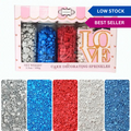 Confect Mix Red, White & Blue Sprinkles | Marvelous Mix Patriotic Sprinkles | Grocsy