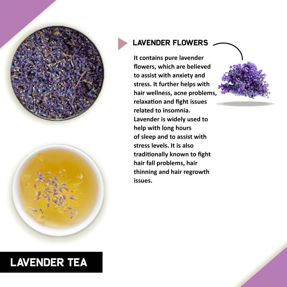 Teacurry Lavender Green Tea Bags | Grocsy