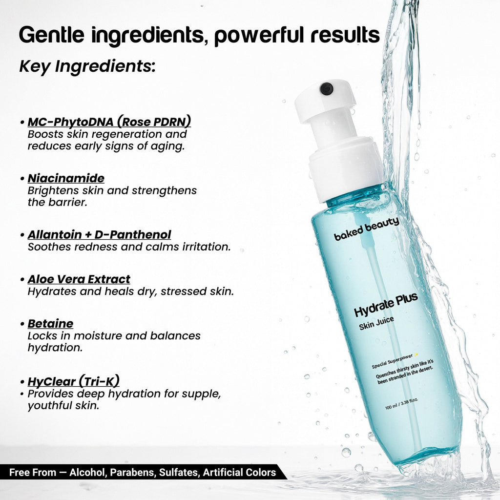 Baked Beauty Hydrate Plus Skin Juice - Hydrating Toner | Grocsy