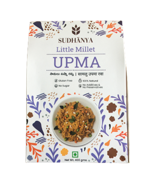 Sudhanya Organic Little Millet Upma Rava | Grocsy