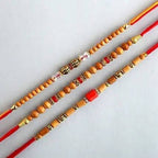 Set of 3 Beads Rakhi & Dry Fruits Jars | Grocsy
