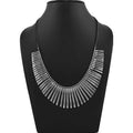 MS Fashion India Latest Designer Silver Color Necklace for Women | Grocsy