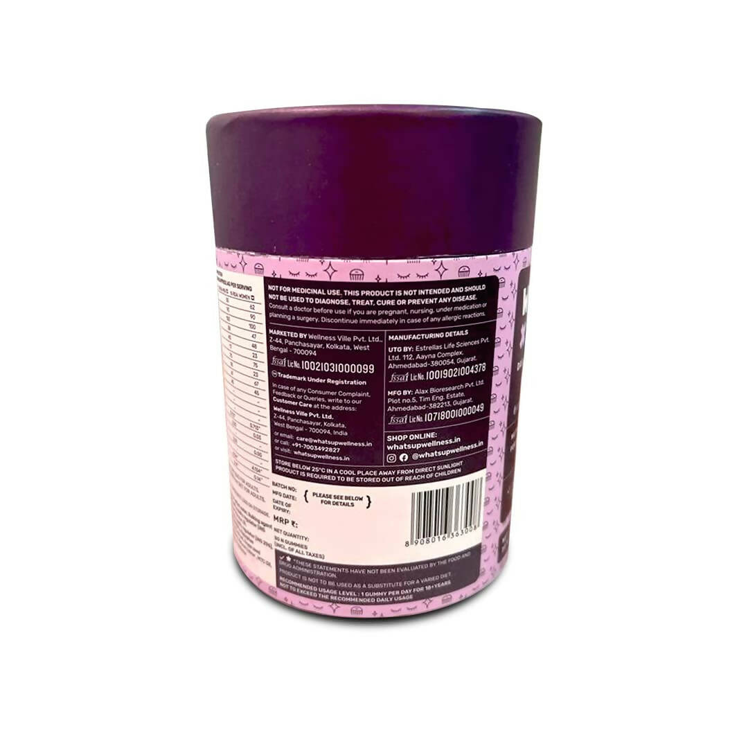 What’s Up Wellness Beauty Skin & Hair Gummies | Grocsy