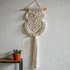 Sun Mun Decors Premium Macrame Owl | Grocsy