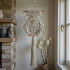 Sun Mun Decors Premium Macrame Owl | Grocsy