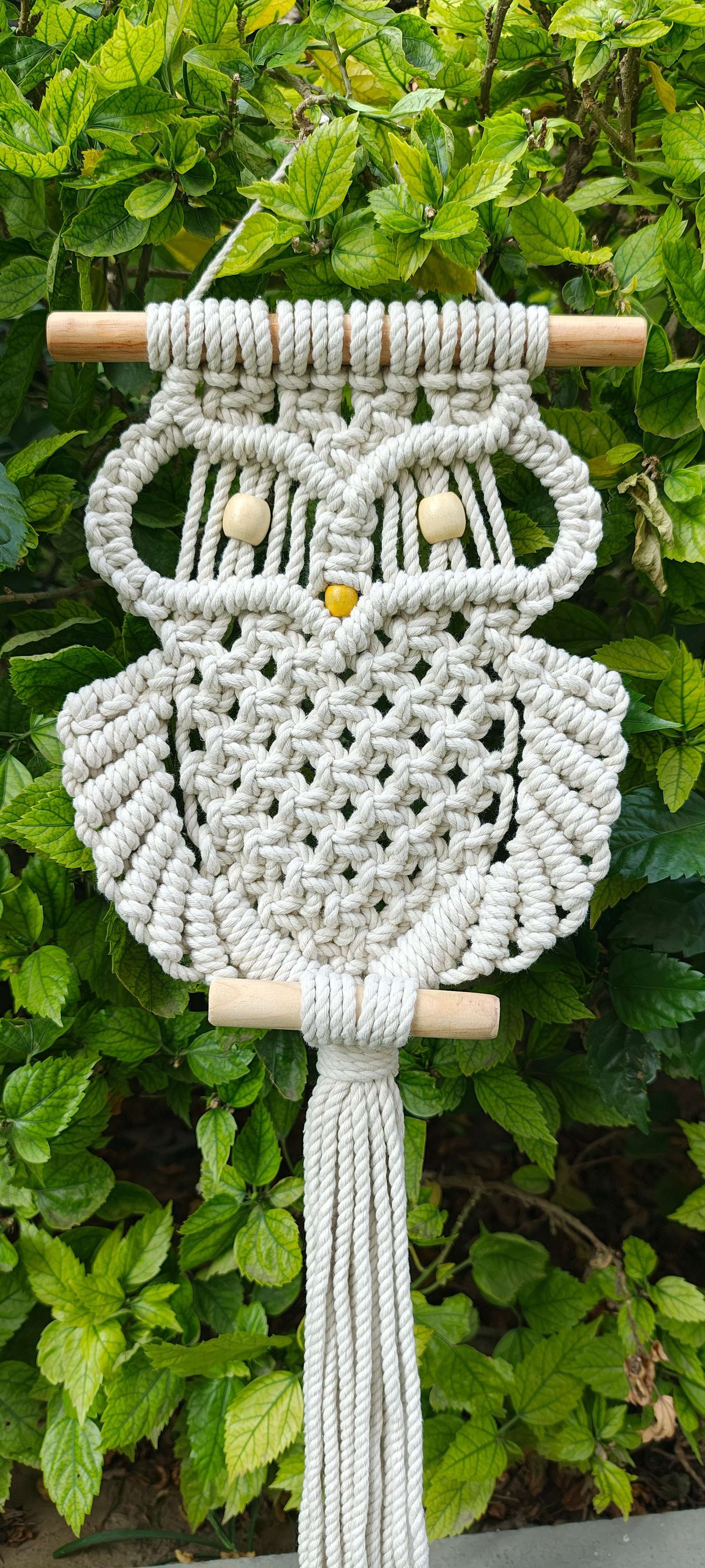 Sun Mun Decors Premium Macrame Owl | Grocsy