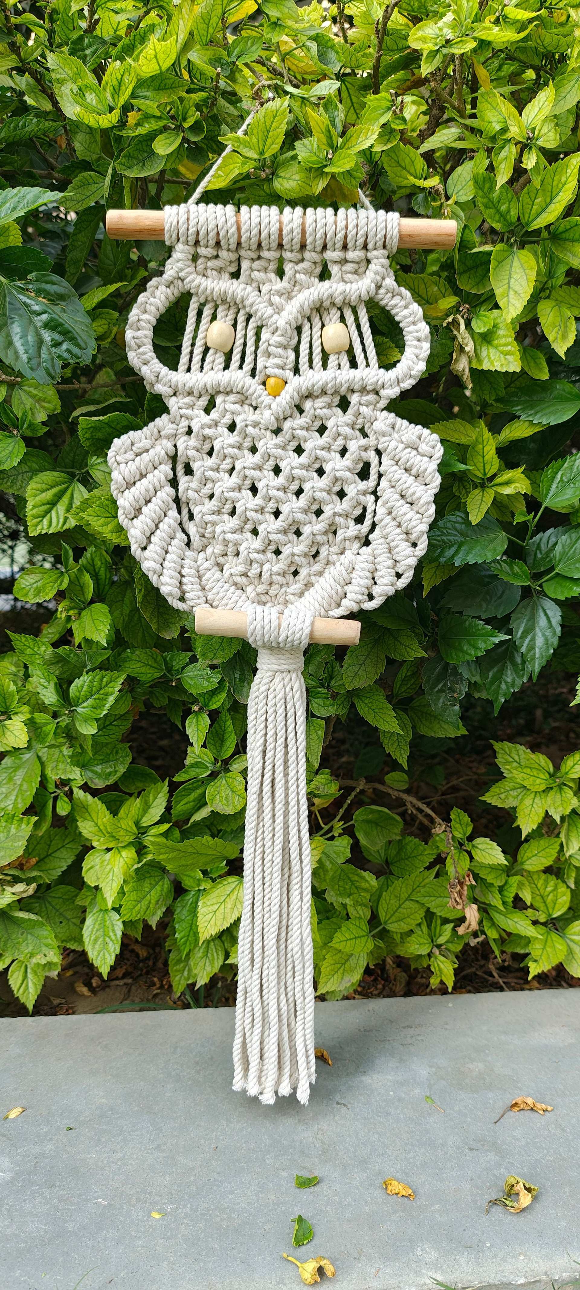 Sun Mun Decors Premium Macrame Owl | Grocsy