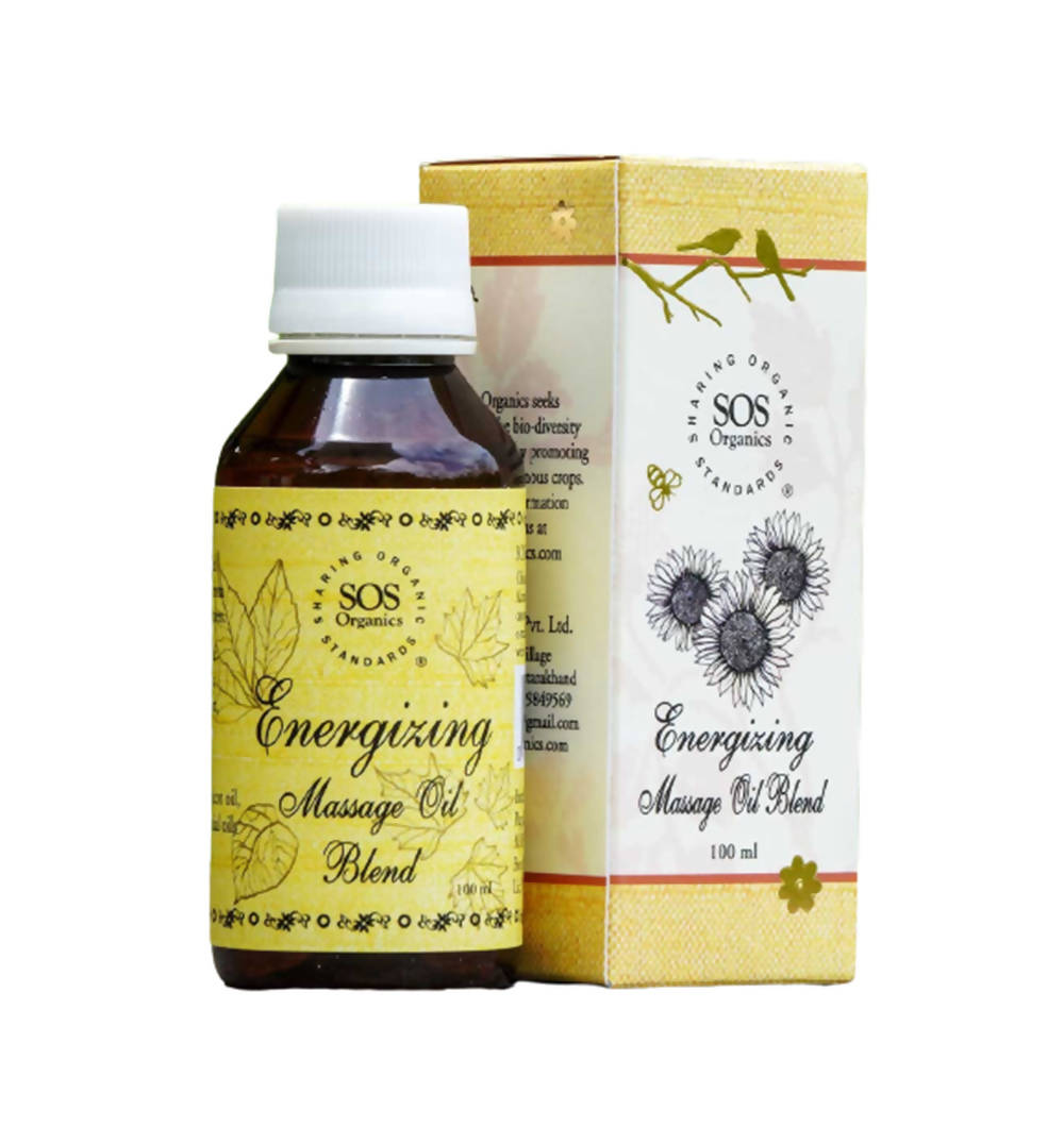 SOS Organics Energizing Massage Oil Blend | Grocsy