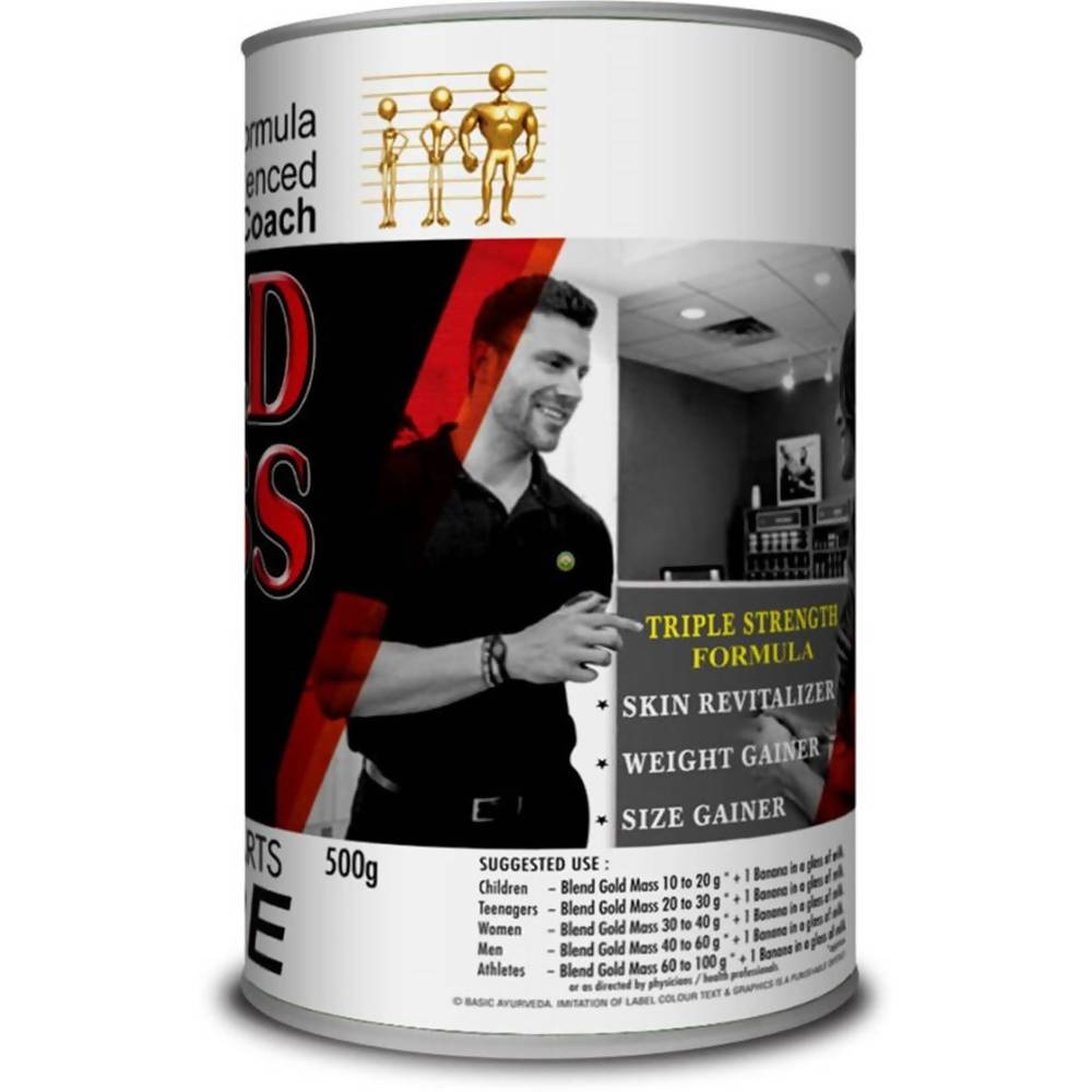 Basic Ayurveda Gold Mass Powder | Grocsy