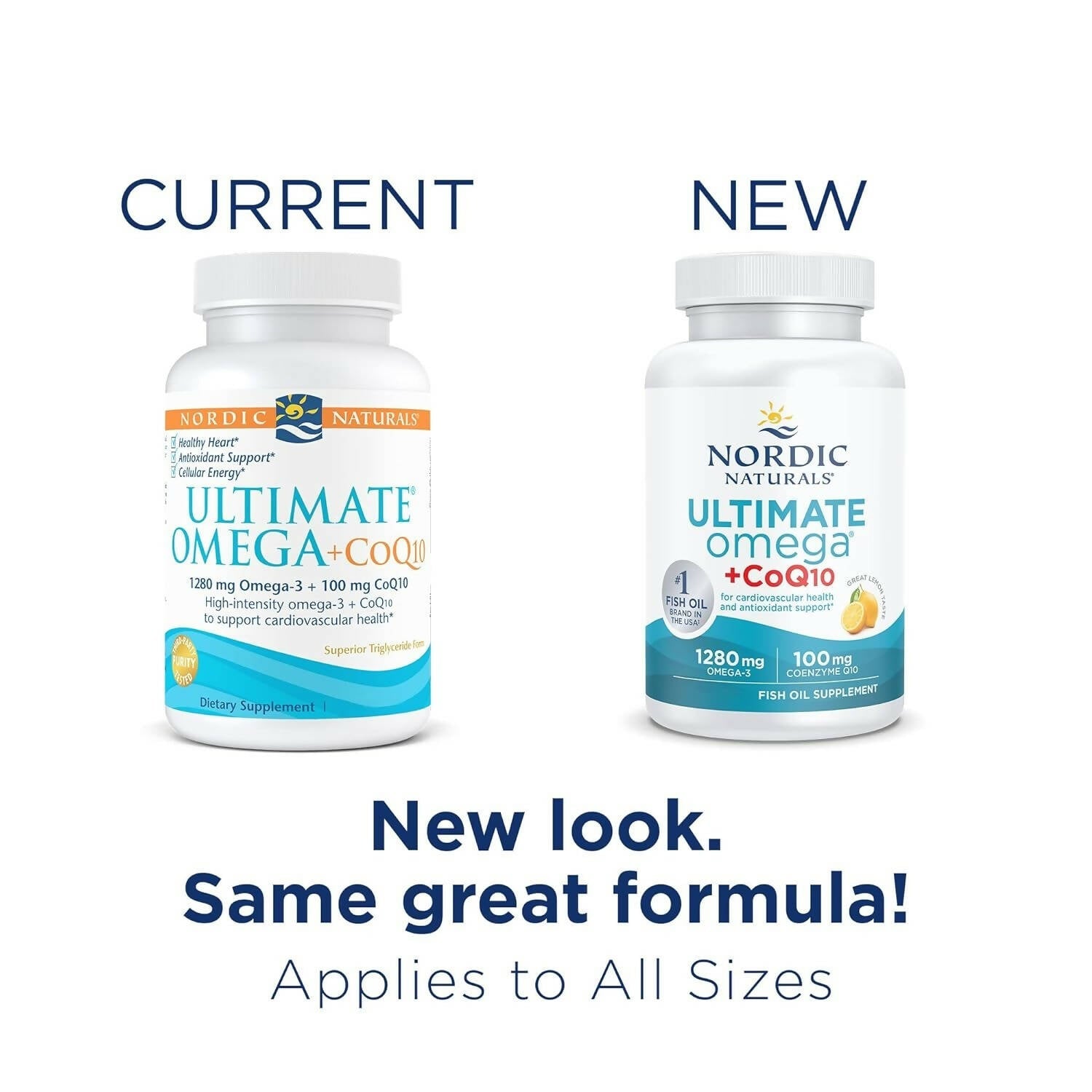 Nordic Naturals Ultimate Omega + CoQ10 Supplement Softgels | Grocsy