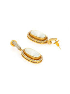 Kundan Antique Finish Earrings and Necklace set - Ruby Raang | Grocsy
