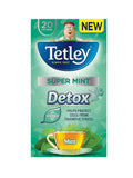 Tetley Super Mint Detox Tea Bags | Grocsy